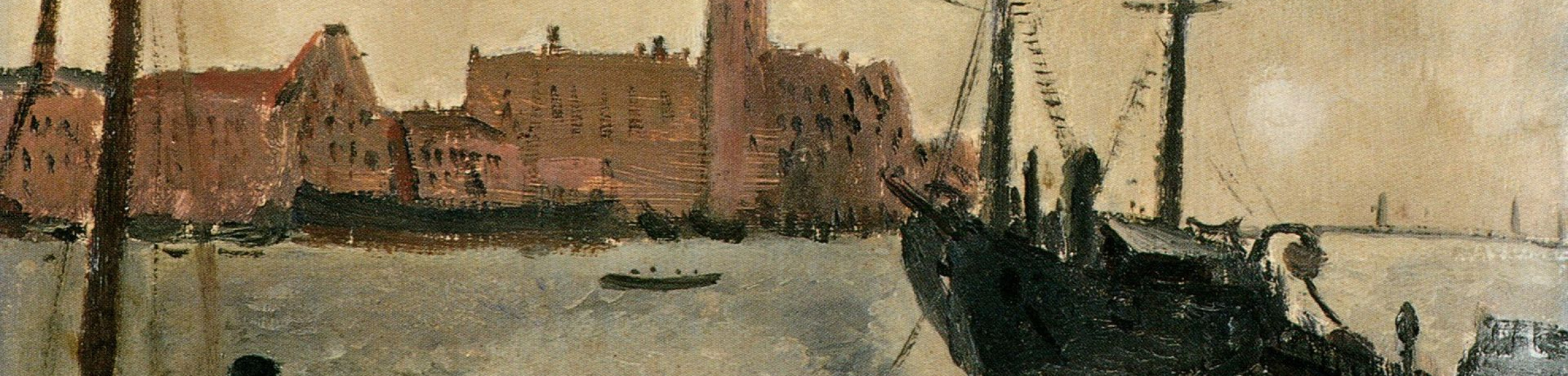 Guidi Virgilio, Mulino Stucky, 1927, olio su tavola, 38x53cm